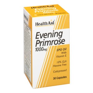 Health-pharmacy Health Aid – Evening Primrose 1000mg EPO Oil with Vitamin E 30caps