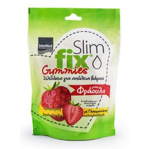 Δίαιτα - Έλεγχος Βάρους Intermed – Slim Fix Gummies Ζελεδάκια για Απώλεια Βάρους με Γλουκομανάνη Γεύση Φράουλα 42τμχ