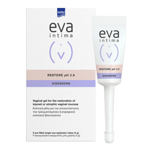 Γυναίκα Intermed – Eva Intima Disorders Restore pH 3.8 Gel για την Ευαίσθητη Περιοχή 9x5gr