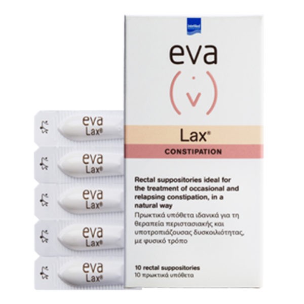 Δυσκοιλιότητα-Ph Intermed – Eva Constipation Lax Υπόθετα 10τμχ