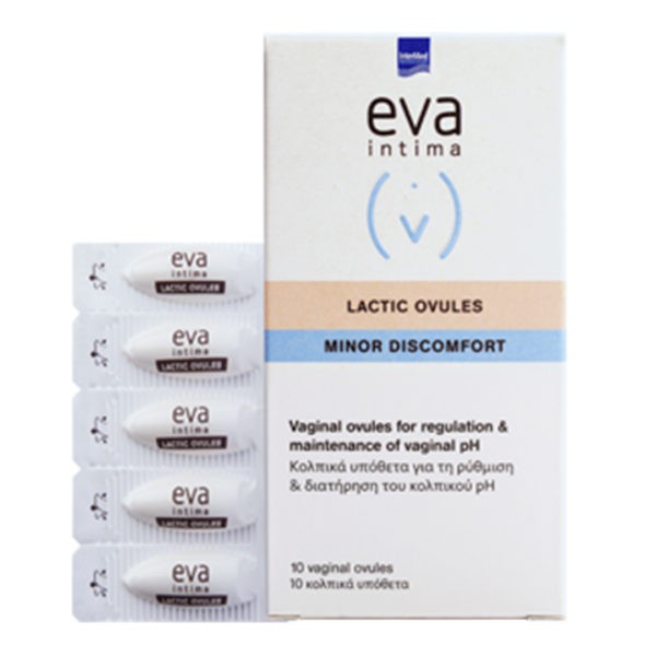 Others Intermed – Eva Intima Minor Discomfort Lactic Ovules 10pcs InterMed Eva Intima