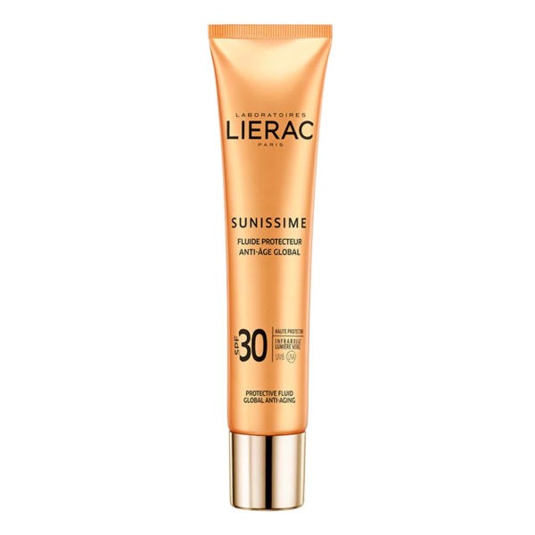 Άνοιξη Lierac – Sunissime Λεπτόρρευστη Αντηλιακή Κρέμα Προσώπου Ολικής Αντιγήρανσης SPF 30+ 40ml