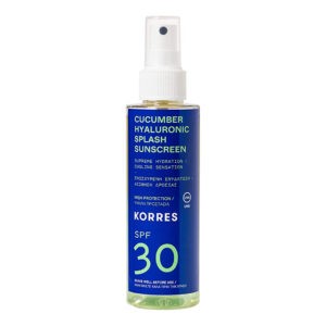 Άνοιξη Korres – Αγγούρι + Υαλουρονικό Αντηλιακό Splash SPF30 150ml Korres - Αντηλιακά