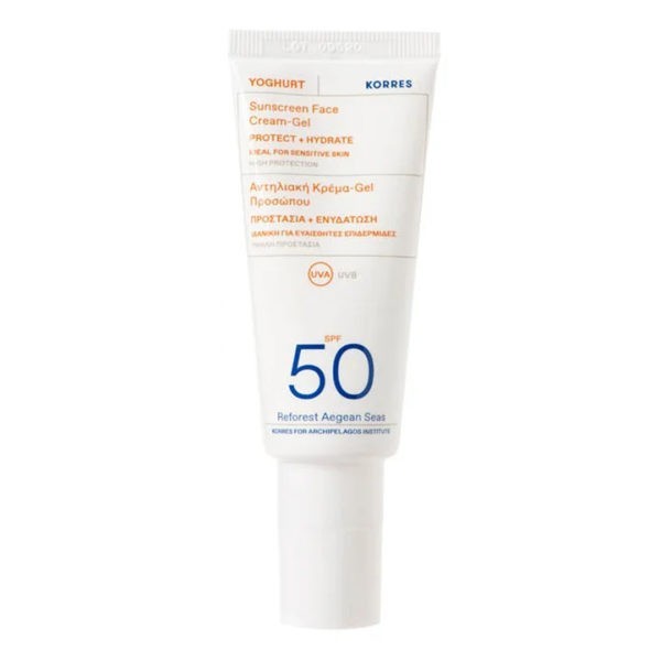 Spring Korres – Yoghurt Sunscreen Face Cream-Gel SPF50 40ml Korres - Αντηλιακά