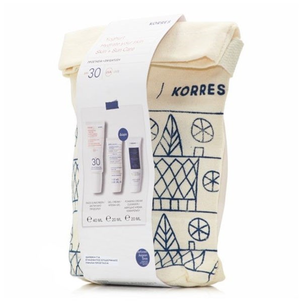 Αντηλιακά Προσώπου Korres – Hydrate your Skin Set Γιαούρτι Αντηλιακό Προσώπου SPF30 40ml & Κρέμα-Gel 20ml & Αφρώδης Κρέμα Καθαρισμού 20ml Korres - Αντηλιακά