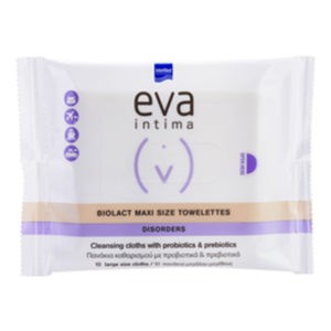 Καθαρισμός Intermed – Eva Intima Biolact Maxi Πανάκια Καθαρισμού με Προβιοτικά & Πρεβιοτικά
