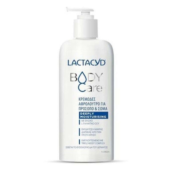 Αφρόλουτρα Lactacyd – Body Care Deeply Moisturising Κρεμώδες Αφρόλουτρο για Πρόσωπο & Σώμα 300ml