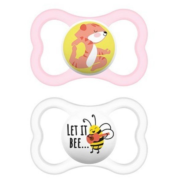 Feeding Bottles - Teats For Breast Feeding Mam – Air Soother Latex 16+ Months 2pcs