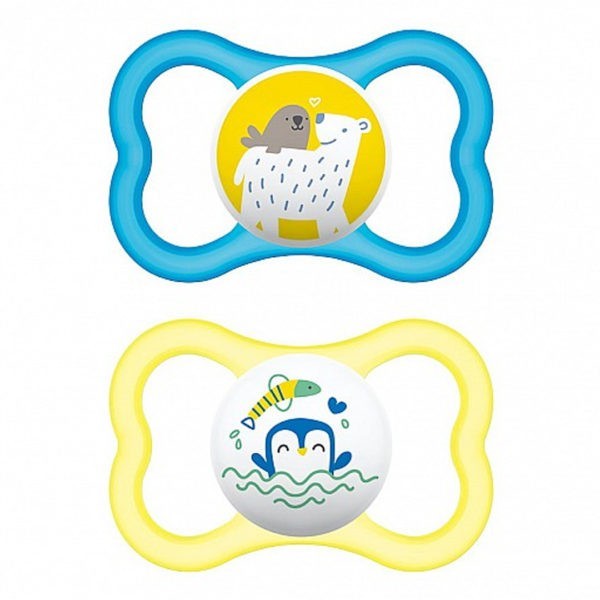 Baby Accessories Mam Air Soother Silicon 6-16 Months 215S 2pcs