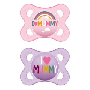 Αξεσουάρ Μωρού Mam I love Mummy & Daddy Πιπίλα Σιλικόνης 2-6 Μηνών 115S 2τμχ