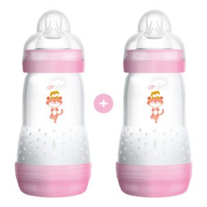 Feeding Bottles - Teats For Breast Feeding MAM – Easy Start Anti- Colic Baby Bottle 2+ Months 260ml 2pcs