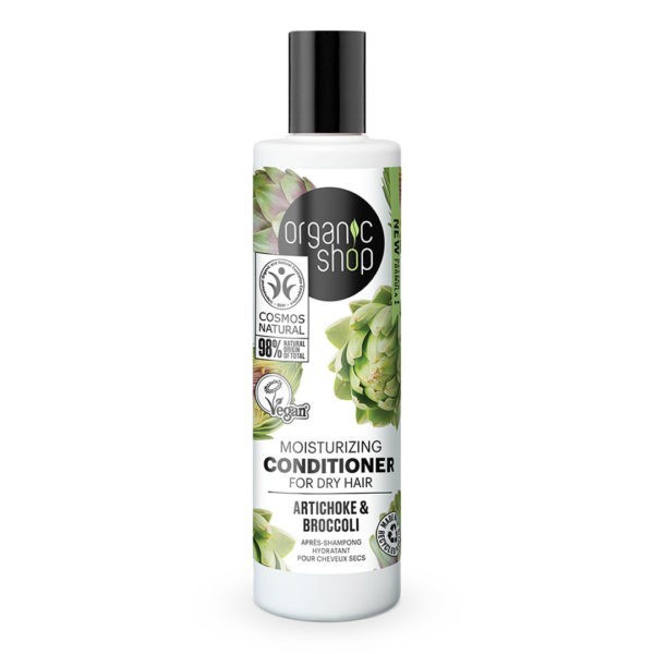 Hair Care Natura Siberica – Organic Shop Moisturizing Conditioner for Dry Hair Artichoke & Broccoli 280ml