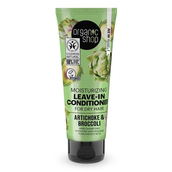 Hair Care Natura Siberica – Organic Shop Moisturizing Leave-In Conditioner for Dry Hair Artichoke & Broccoli 75ml