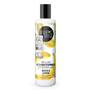 Hair Care Natura Siberica – Organic Shop Refilling Conditioner for Normal Hair Banana & Jasmine 280ml