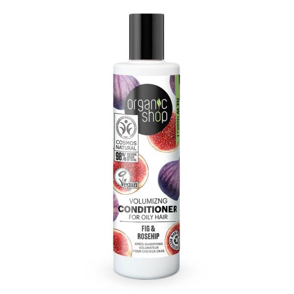 Conditioner-man Natura Siberica – Organic Shop Volumizing Conditioner for Oily Hair Fig & Rosehip 280ml