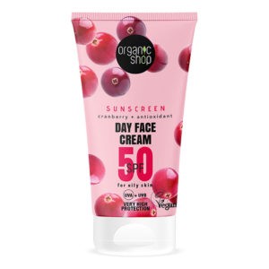 Spring Natura Siberica – Organic Shop Sunscreen Day Face Cream SPF50 Oily Skin 50ml
