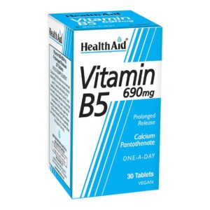Βιταμίνες Health Aid – Vitamin B5 690mg 30 ταμπλέτες