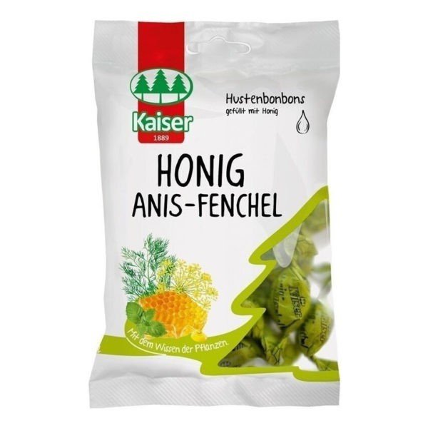 Άνοιξη Medisei – Kaiser Honig Anis-Fenchel Καραμέλες για το Βήχα Μέλι-Γλυκάνισο-Μάραθο 90γρ
