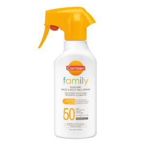 Άνοιξη Carroten – Family Αντηλιακό Γαλάκτωμα Spray Προσώπου & Σώματος SPF50 270ml