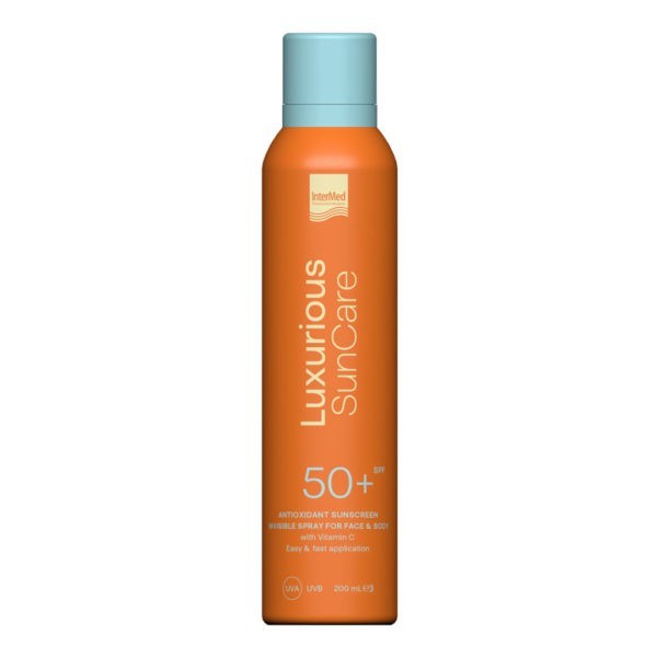 Spring Intermed – Luxurious Suncare Antioxidant Sunscreen Invisible Spray SPF 50+ 200ml Intermed - Manoi Oil Promo