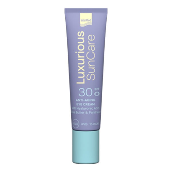 Face Care Intermed – Luxurious Suncare Anti-ageing Sunscreen Eye Cream SPF30 15ml InterMed Luxurius SunCare Promo