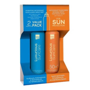 Περιποίηση Προσώπου Intermed – Luxurious Suncare Αντηλιακό Spray SPF 50+ 200ml & Ενυδατικό Spray Mist 200ml InterMed Luxurius SunCare Promo