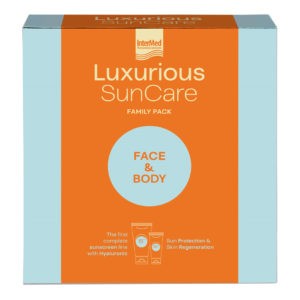 Face Sun Protetion Intermed – Luxurious Suncare Family Pack Face Cream SPF50 75ml & Body Cream SPF15 200ml