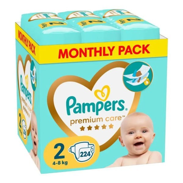 Sets & Special Offers Pampers – Premium Care Νο2 (4-8 kg) 224pcs