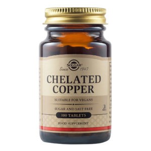 Αντιμετώπιση Solgar – Chelated Copper Συμπλήρωμα Διατροφής Χαλκού 2500μg 100 ταμπλέτες