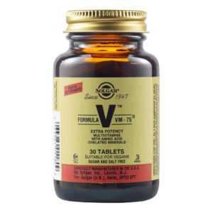 Ανοσοποιητικό-Χειμώνας Solgar – Formula VM-75 Συμπλήρωμα Διατροφής Πολυβιταμίνης 30 ταμπλέτες