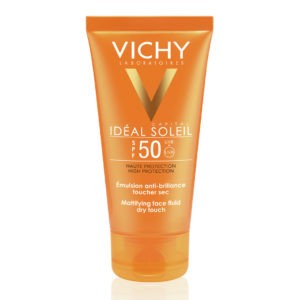 Αντηλιακά Προσώπου Vichy – Capital Soleil Mattifying Face Fluid Dry Touch SPF50 Λεπτόρρευστη Αδιάβροχη Υφή και Ματ Αποτέλεσμα 50ml Vichy - La Roche Posay - Cerave