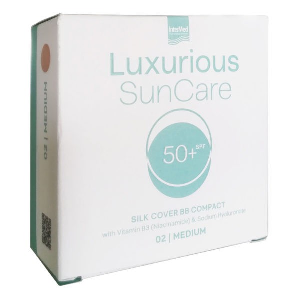 4Εποχές Intermed – Luxurious Suncare Αντηλιακή Πούδρα Προσώπου SPF50+ Medium 12gr Intermed – Luxurious Suncare Compact