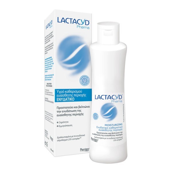 Γυναίκα Lactacyd – Pharma Λοσιόν Καθαρισμού & Ενυδάτωσης Μακράς Διάρκειας για την Ευαίσθητη Περιοχή 250ml