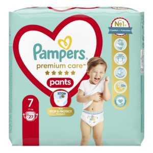 Βρεφική Φροντίδα Pampers – Premium Care Pants Μέγεθος 7 (17+ kg) 27 Πάνες-Βρακάκι