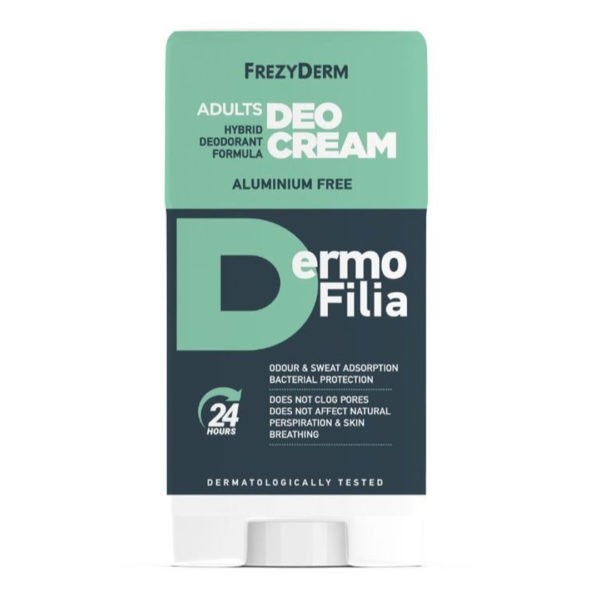 Άνδρας Frezyderm – Dermofilia Adults Αποσμητικό 24h σε Κρέμα Χωρίς Αλουμίνιο 40ml