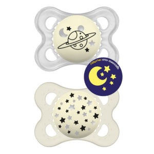 Baby Accessories Mam Night Silicon Soother 2-6 Months 110S 2pcs
