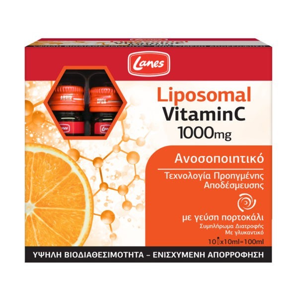 Immune Care Lanes – Liposomal Vitamin C 1000mg 10x10ml Lanes - Vitamin C