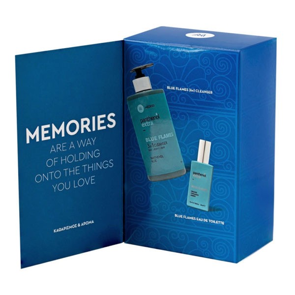 Άνδρας Medisei – Promo Panthenol Extra Memories: Blue Flames 3in1 Αφρόλουτρο 500ml & Eau De Toilette 50ml Medisei - 2023 Xmas Promo Set