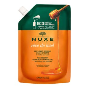Άνδρας Nuxe – Reve De Miel Αφρόλουτρο Καθαρισμού Προσώπου & Σώματος Ανταλλακτικό 400ml