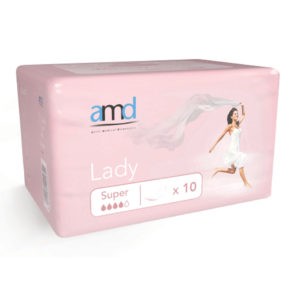 Ακράτεια-φαρμακείο AMD – Σερβιέτες Lady Super 10τμχ REF. 17004000