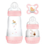 MAM - 655 - Easy Start Set Μπιμπερό Anti-Colic 130ml & Μπιμπερό Anti-Colic 260ml & 1 Original Πιπίλα Σιλικόνης 0+ Μηνών
