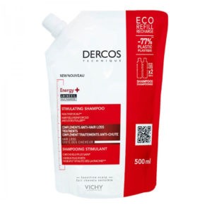 Shampoo Vichy – Dercos Shampoo Energising Aminexil Anti-Hairloss Refill 500ml