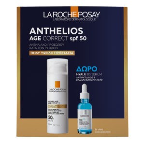 4Seasons La Roche Posay – Promo Anthelios Age Correct Phytocorrection Daily Light Cream Wrinkles & Dark Spots SPF50 50ml & Hyalu B5 Serum 10ml