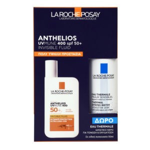Spring La Roche Posay – Anthelios UVmune 400 SPF50+ Invisible Fluid 50ml & Eau Thermale 50ml