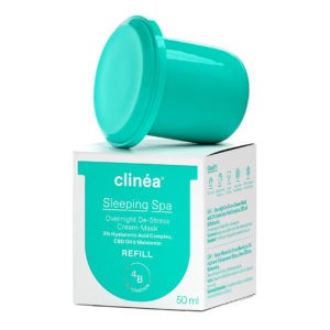 Face Care Clinéa – Sleeping Spa Overnight De-stress Cream-Mask Refill 50ml Clinéa - Moisturizing