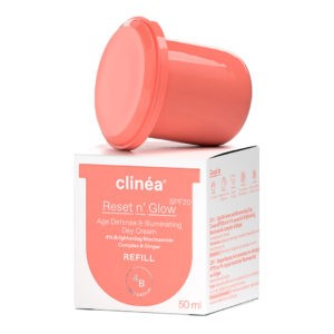 Face Care Clinéa – Reset & Glow SPF20 Age Defense & Illuminating Day Cream Refill 50ml Clinéa - Age defense & Illumination