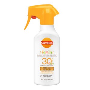 Face Sun Protetion Carroten – Family SPF30 Suncare Face & Body Milk Spray 270ml