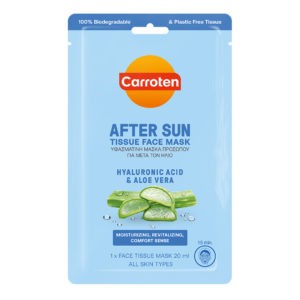 4Εποχές Carroten – Υφασμάτινη Μάσκα Προσώπου για Μετά τον Ήλιο 20ml