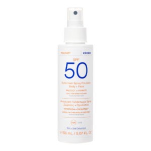 Face Sun Protetion Korres – Yoghurt Sunscreen Spray Emulsion Body + Face SPF50 150ml
