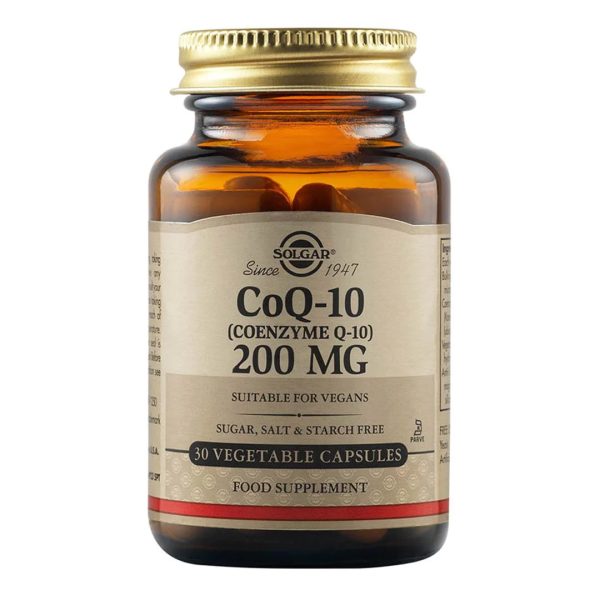Solgar - Συμπλήρωμα Διατροφής με Συνένζυμο Q10 200mg - 30veg.caps